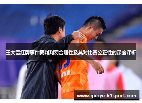 王大雷红牌事件裁判判罚合理性及其对比赛公正性的深度评析